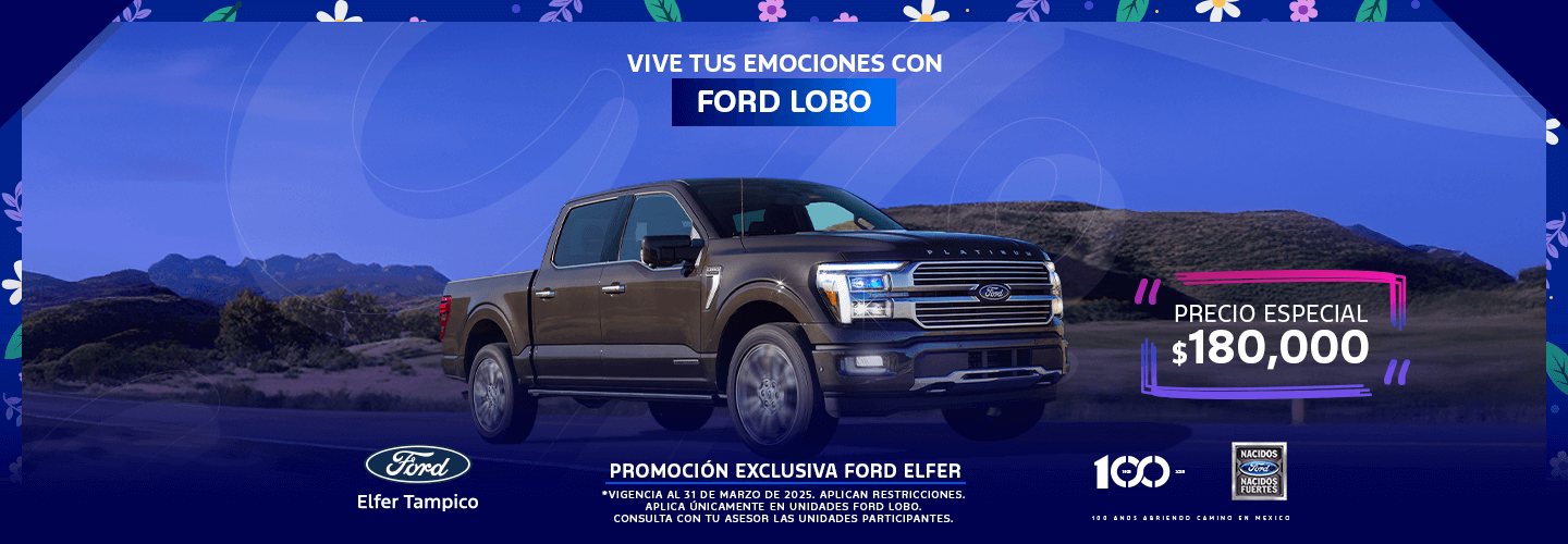 Vive tus emociones con Ford Lobo.