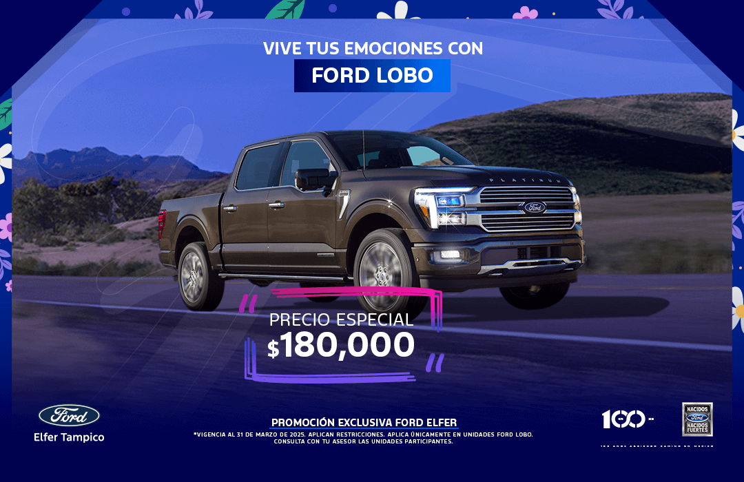 Vive tus emociones con Ford Lobo.