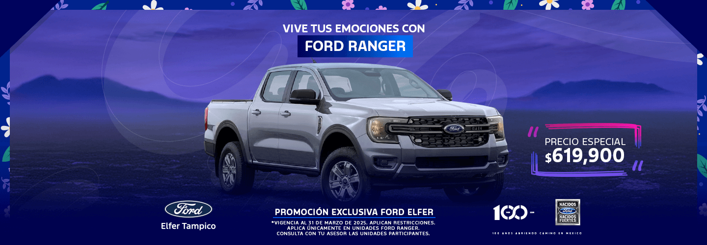 Vive tus emociones con Ford Ranger.