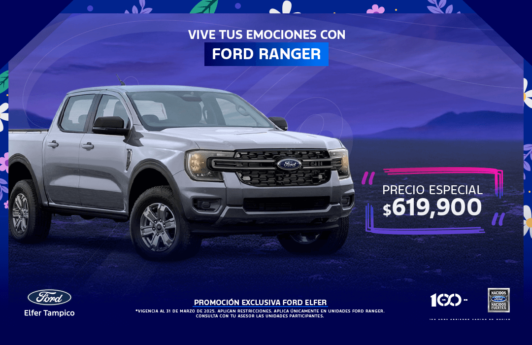 Vive tus emociones con Ford Ranger.