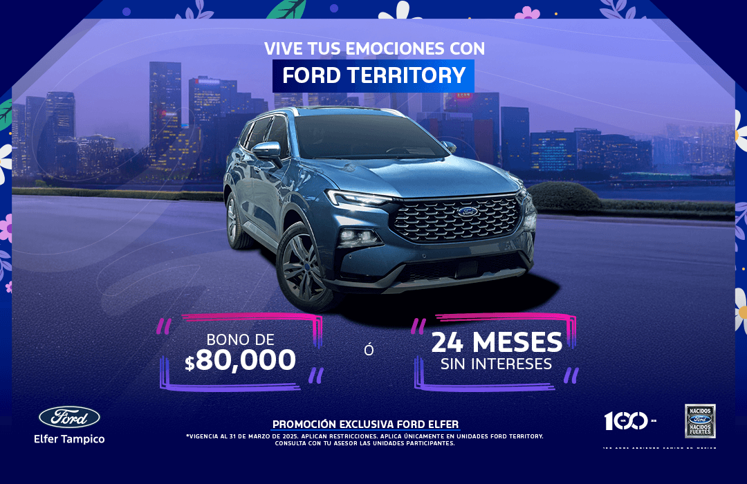 Vive tus emociones con Ford Territory.